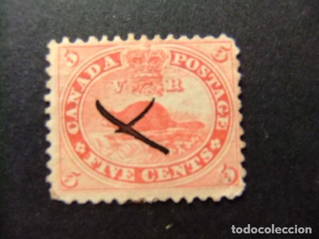 Sellos: 40 CANADA 1859 - 64 CASTOR Yvert 14 FU - Foto 1