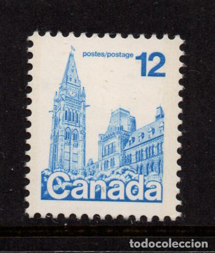 Sellos: CANADA 631** - A&Ntilde;O 1977 - PARLAMENTO DE OTTAWA - Foto 1