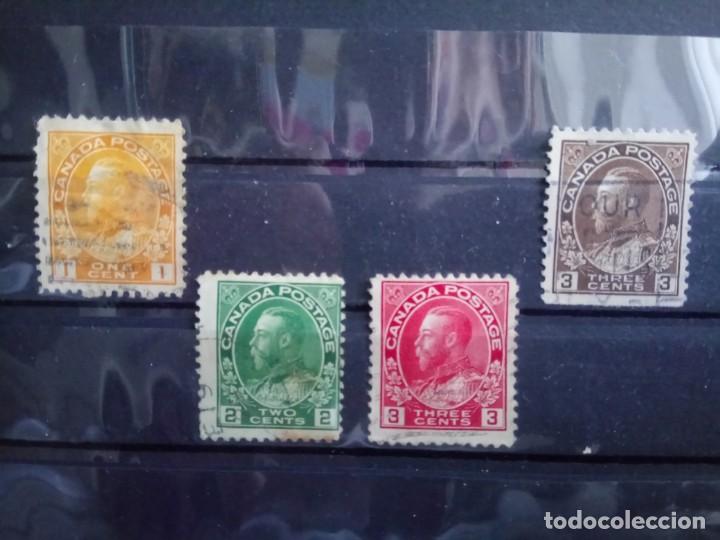 Sellos: CANAD&Aacute; 1918,  JORGE V, YT 108/111 - Foto 1