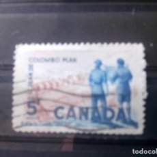 Sellos: CANADÁ 1961, 10 ANIVERSARIO DEL PLAN COLOMBO, YT 321