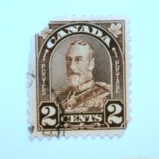 Sellos: SELLO POSTAL CANADA 1931 , 2 CENTS , REYES, MONARQUIA,REY GEORGE V ARCH ISUE. Lote 152863238