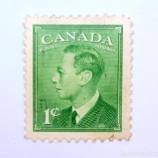 Sellos: SELLO POSTAL CANADA 1950 1 C REY GEORGE V