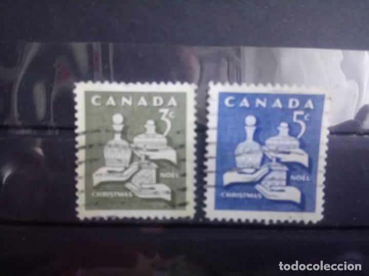 Sellos: CANAD&Aacute; 1965, NAVIDAD, YT 367/368 - Foto 1