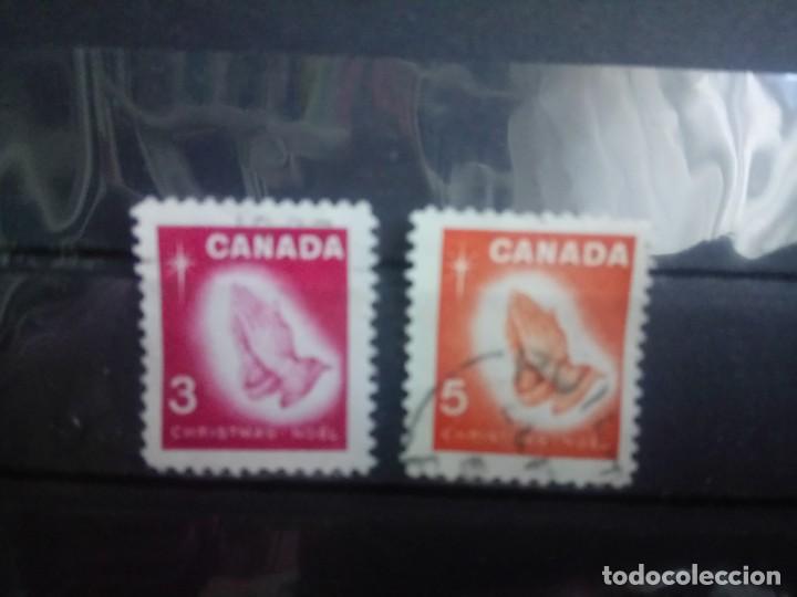 Sellos: CANAD&Aacute; 1966, NAVIDAD, YT 375/376 - Foto 1
