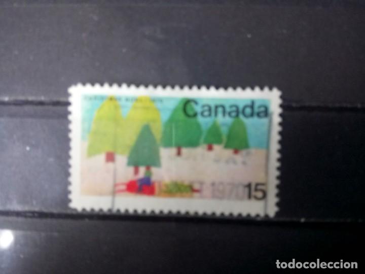 Sellos: CANAD&Aacute; 1970, NAVIDAD, YT 450 - Foto 1
