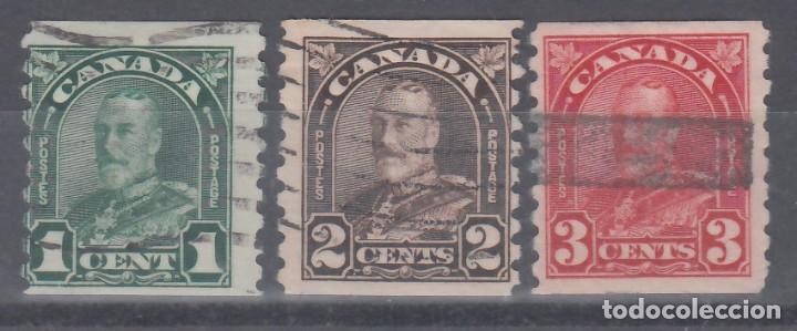 Sellos: CANADA, YVERT N&ordm; 140A, 141A, 142A, - Foto 1