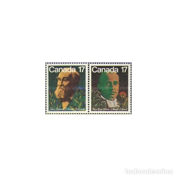 Sellos: 1981 Canad&aacute; 806/07 - Bot&aacute;nicos./ En diptico. - Foto 1