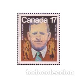 Sellos: 1981 Canad&aacute; 810 - Sindicalista Aaron R. Mosher - Foto 1