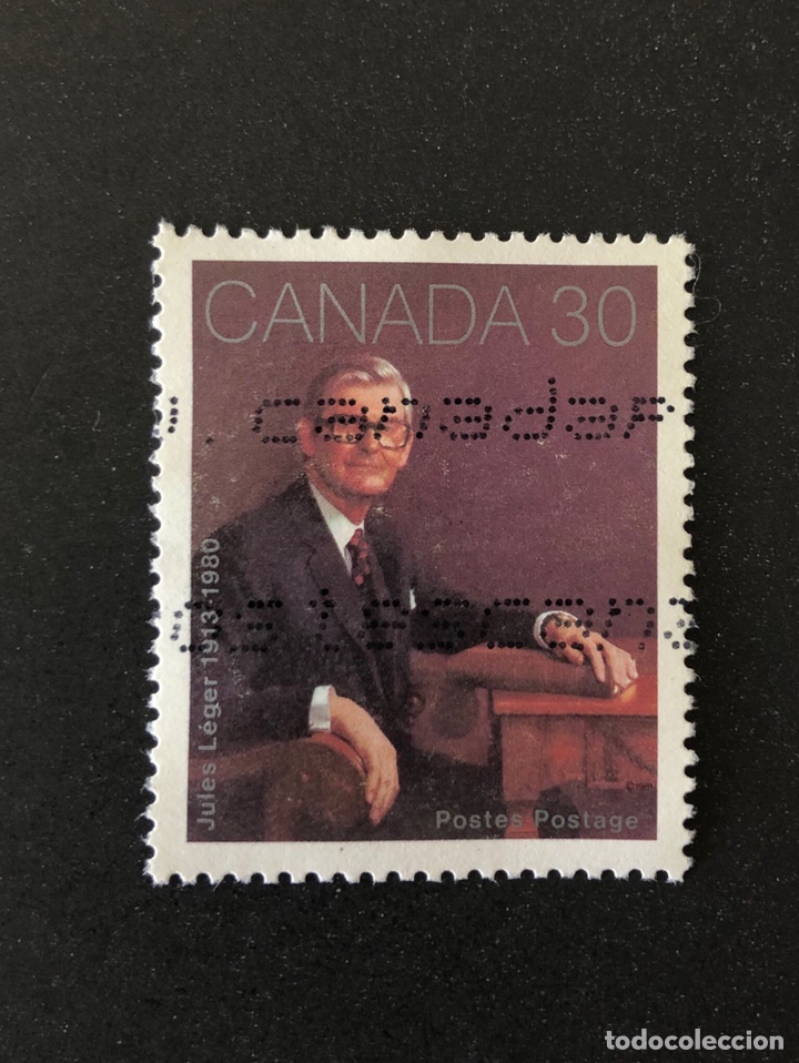 Sellos: Sello de Canad&aacute; en usado- se&ntilde;or - Foto 1