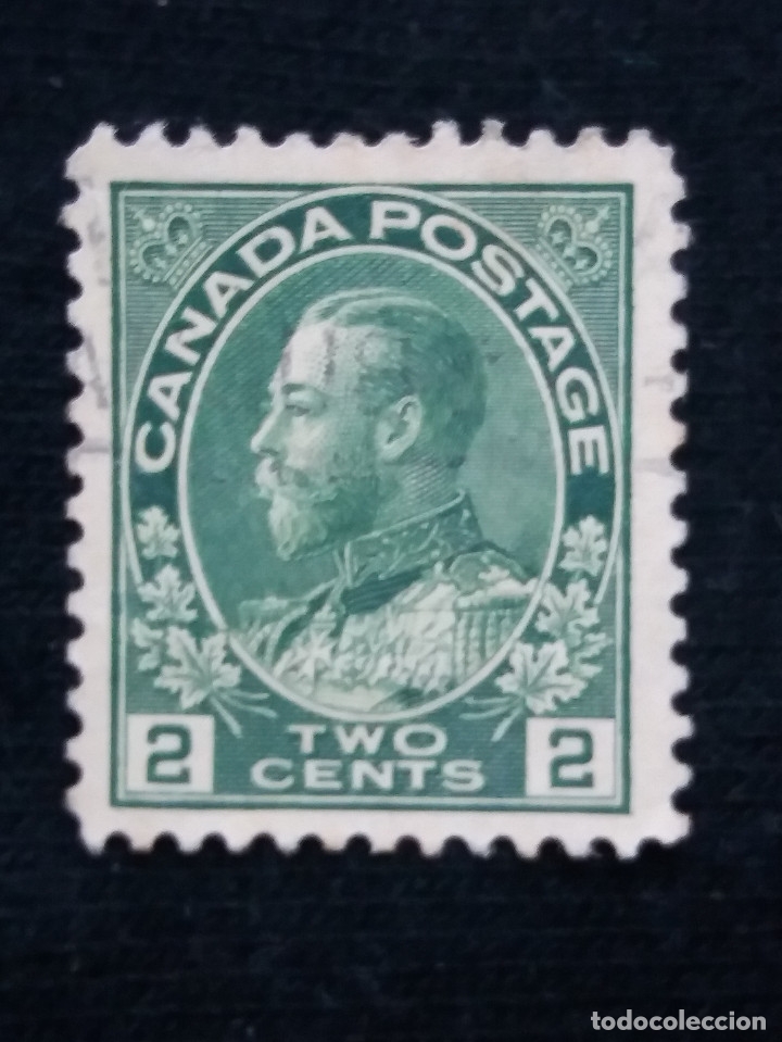 Sellos: CANADA, 2 CENT, REY GEORGE V, A&Ntilde;O 1922.SIN USAR. - Foto 1