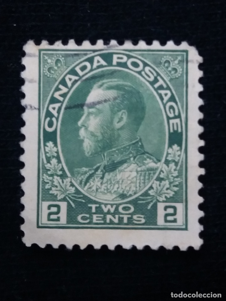 Sellos: CANADA, 2 CENT, REY GEORGE V, A&Ntilde;O 1922.SIN USAR. - Foto 1