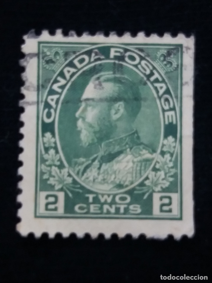Sellos: CANADA, 2 CENT, REY GEORGE V, A&Ntilde;O 1922.SIN USAR. - Foto 1