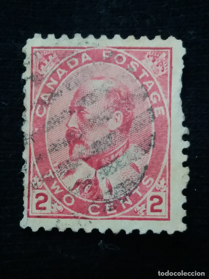 Sellos: CANADA, 2 CENT, REY EDUARDO Vii, A&Ntilde;O 1903.. - Foto 1