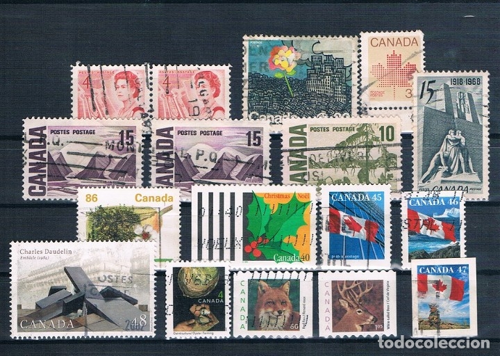 Sellos: CANADA LOTE DE SELLOS USADOS - Foto 1
