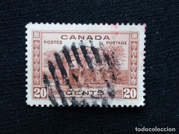 Sellos: SELLO CANADA, 20 CENTS, A&Ntilde;O 1937. - Foto 1