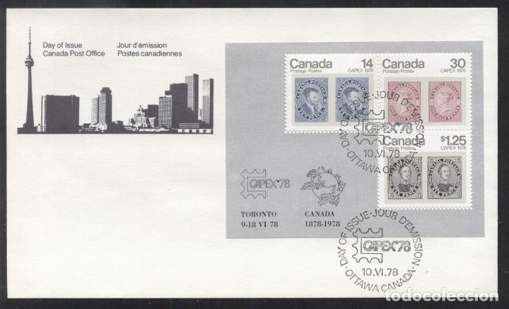 Sellos: Canada 1978 CAPEX, UPU, FDC       K.246 - Foto 1