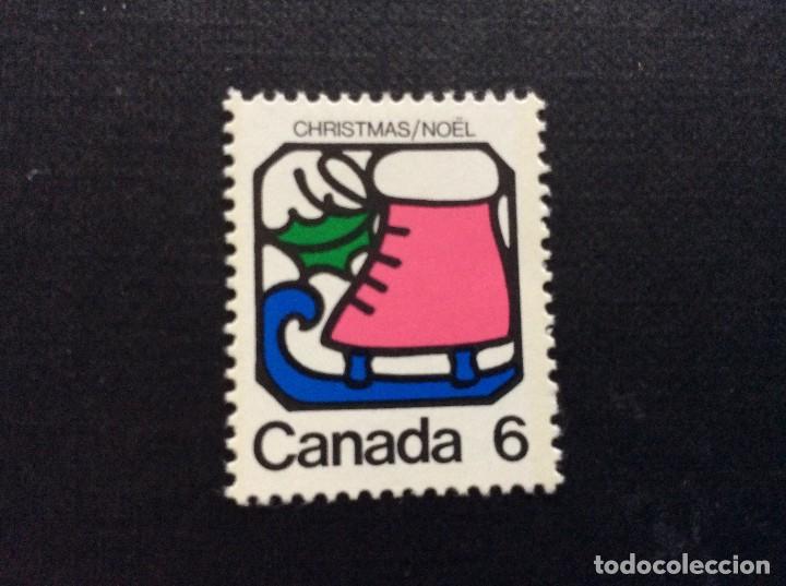 Sellos: CANADA N&ordm; YVERT 515*** A&Ntilde;O 1973. NAVIDAD - Foto 1