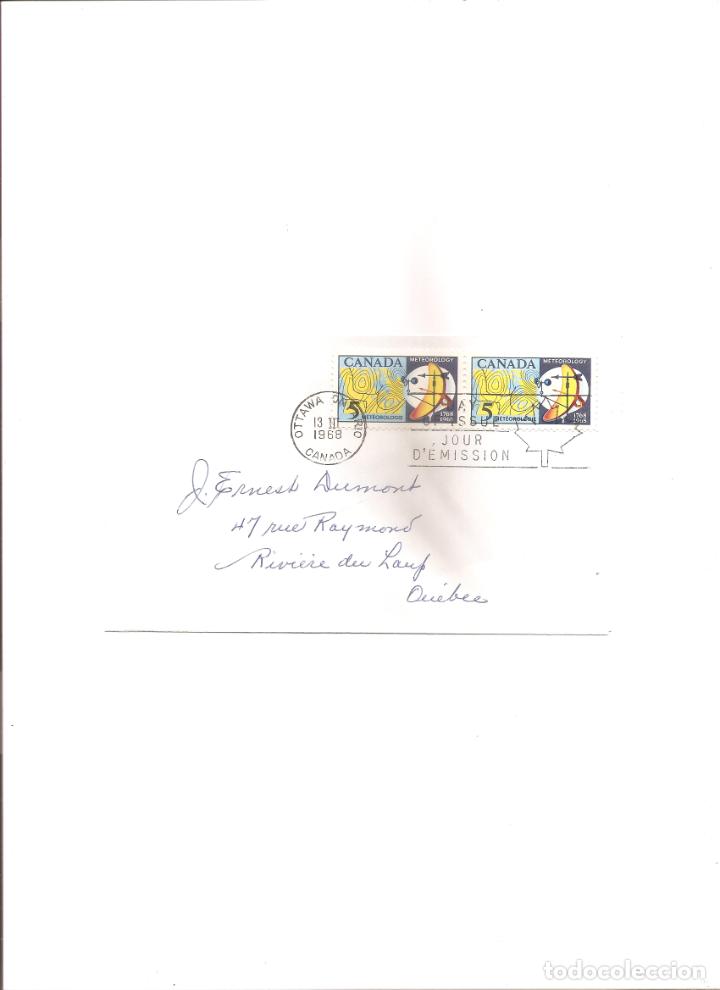 Sellos: 2256. canada. meteorologia 13.3.1968 - Foto 1