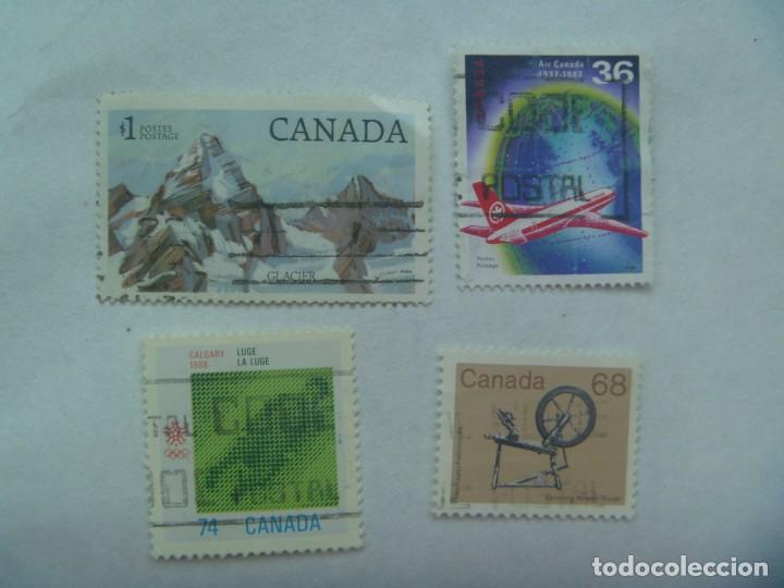 Sellos: LOTE DE 4 SELLOS DE CANADA - Foto 1
