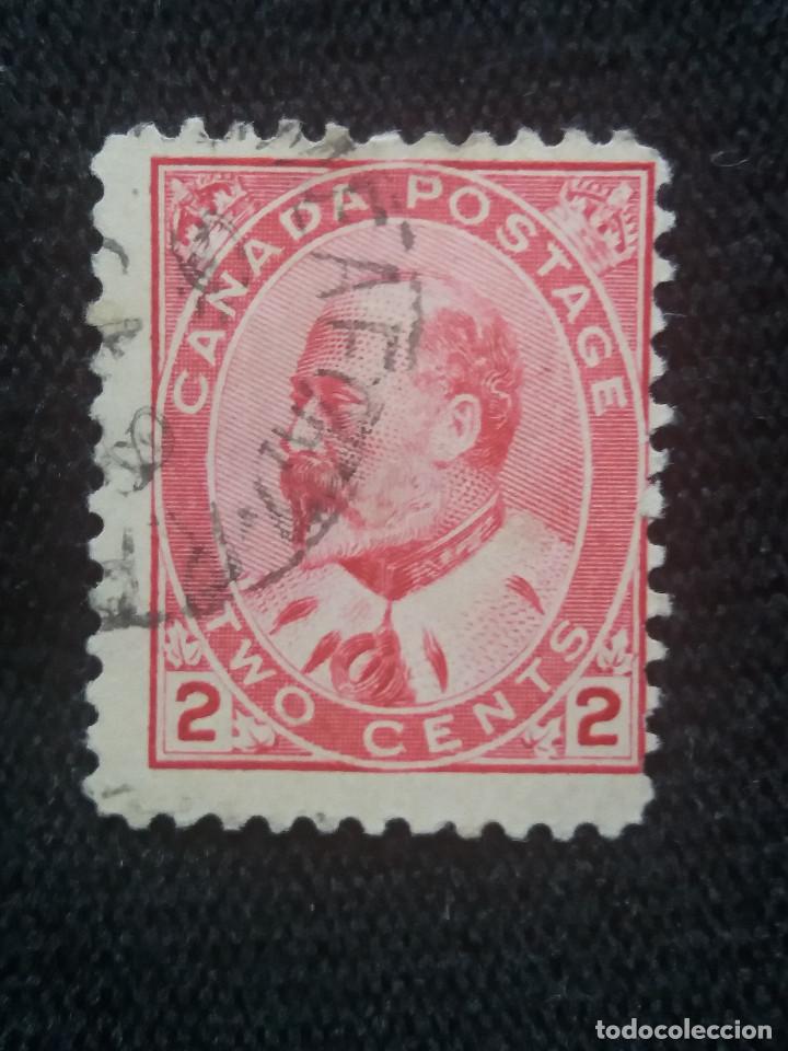 Sellos: CANADA, 2C, REY EDUARDO VII, A&Ntilde;O 1903, - Foto 1