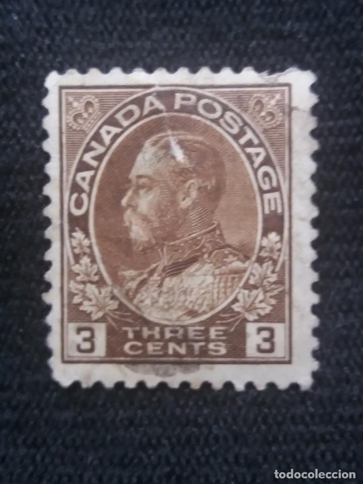 Sellos: CANADA, 3C, REY GEORGE V, A&Ntilde;O 1912, - Foto 1