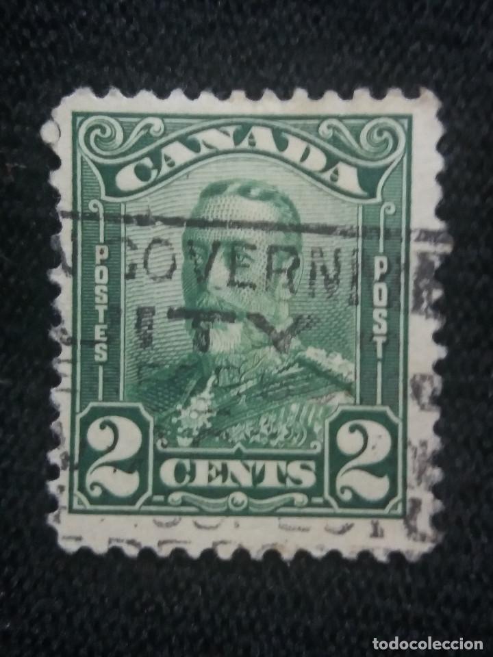 Sellos: CANADA, 2C, REY GEORGE V, A&Ntilde;O 1928, - Foto 1