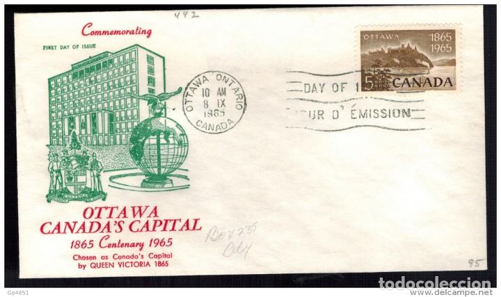 Sellos: FDC DE CANADA, OTTAWA 1965 - Foto 1