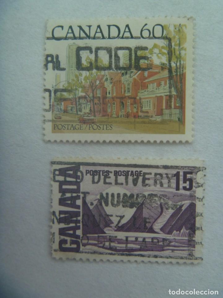 Sellos: LOTE DE 2 SELLOS DE CANADA - Foto 1