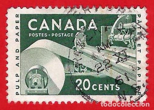 Sellos: CANADA. 1956. INDUSTRIA PAPELERA - Foto 1