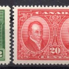 Sellos: CANADA/1927/MNH/SC#146-8/THOMAS D'ARCY / LAURIER AND MACDONALD / ROBERT BALDWIN / SIR LOUIS HYPOLYTE. Lote 251488505