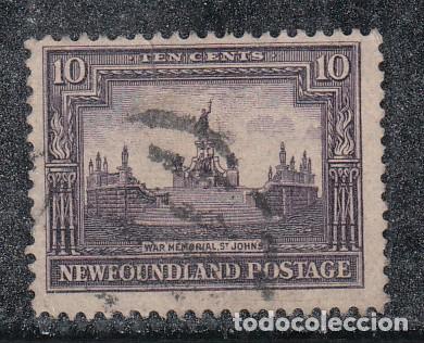 Sellos: terranova 139 usada, monumento de la guerra, - Foto 1