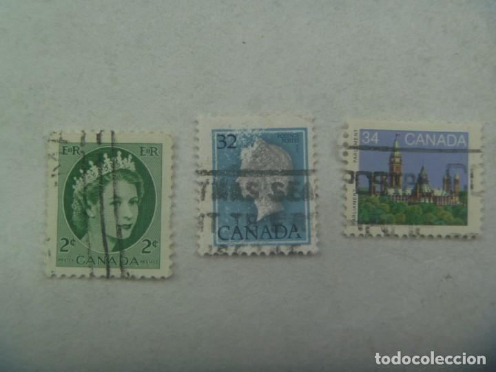 Sellos: LOTE DE 3 SELLOS DE CANADA - Foto 1