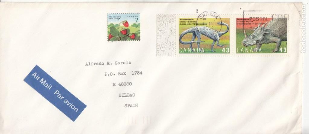Sellos: CORREO AEREO: CANADA 1994 - Foto 1