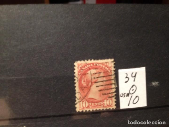 Sellos: SELLOS DE CANADA. USADOS. YVERT N&ordm; 34 - Foto 1