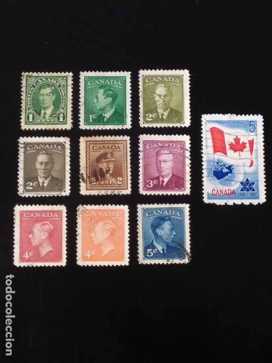 Sellos: ## Canada usado lote de 10 sellos ## - Foto 1