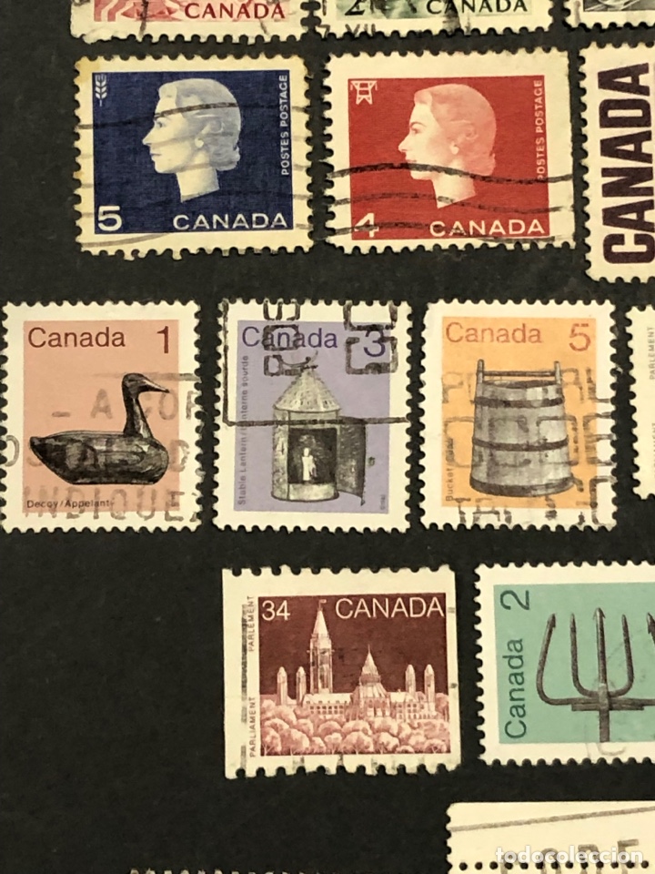 Sellos: Lote 33 sellos Canad&aacute; - Foto 5