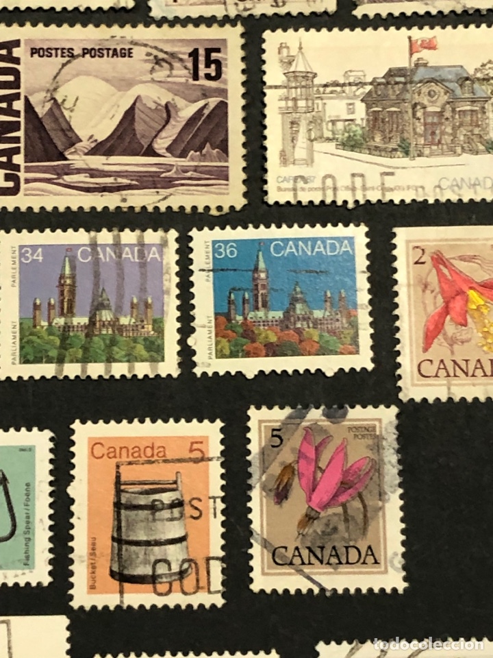 Sellos: Lote 33 sellos Canad&aacute; - Foto 6