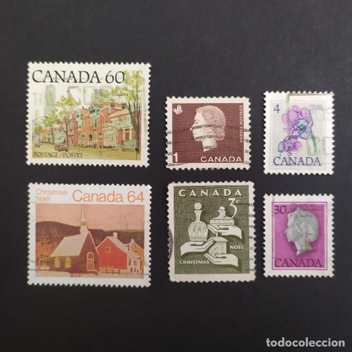 Sellos: ## Sello usado Canada 6 sellos ## - Foto 1