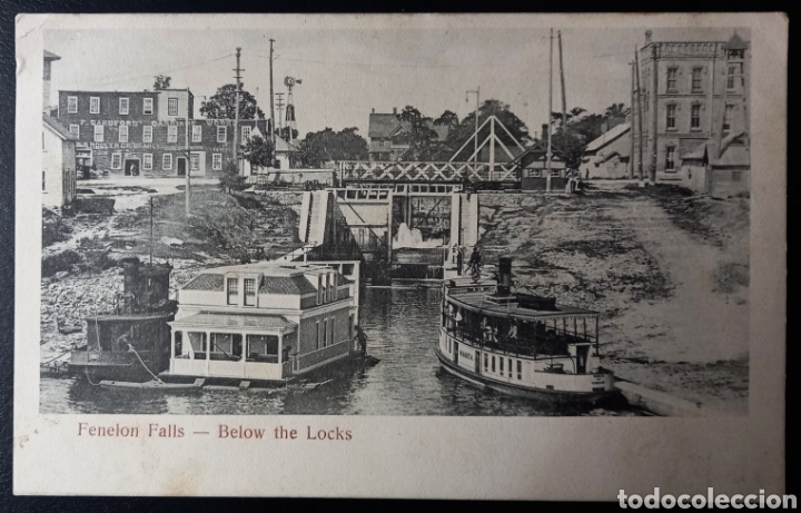 Sellos: Postal de Canad&aacute;, Fenelon falls, circulada en 1908 - Foto 2