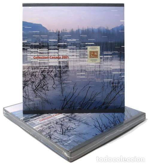 Sellos: [L0030] Canad&aacute; 2001. A&ntilde;o Completo. Libro Anual - Foto 1