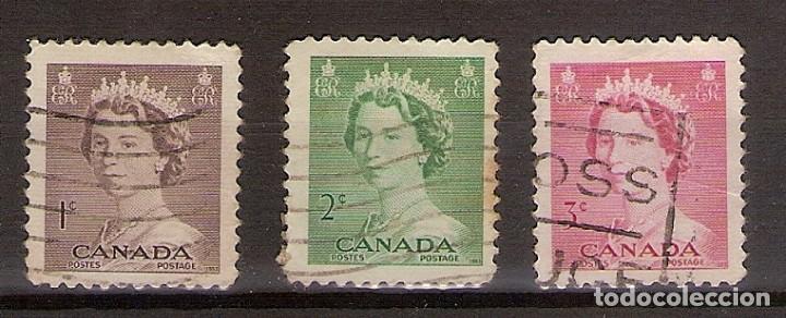 Sellos: CANAD&Aacute; 1954 (Isabel II) USADOS - Foto 1