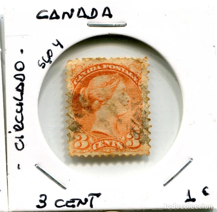 Sellos: 3 CENTIMOS CANADA ( USADO ) ( SLO4 ) - Foto 1