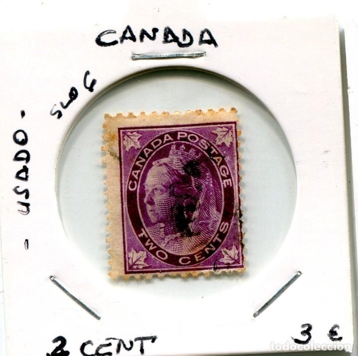 Sellos: DOS CENTIMOS CANADA ( USADO ) ( SLO6 ) - Foto 1
