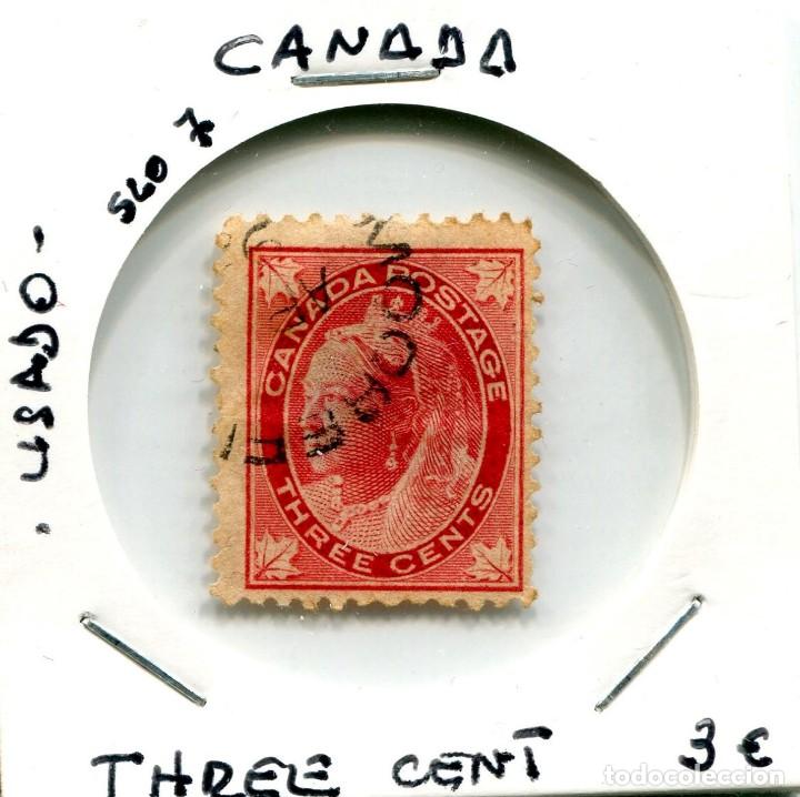 Sellos: 3 CENTIMOS CANADA ( USADO ) ( SLO7 ) - Foto 1