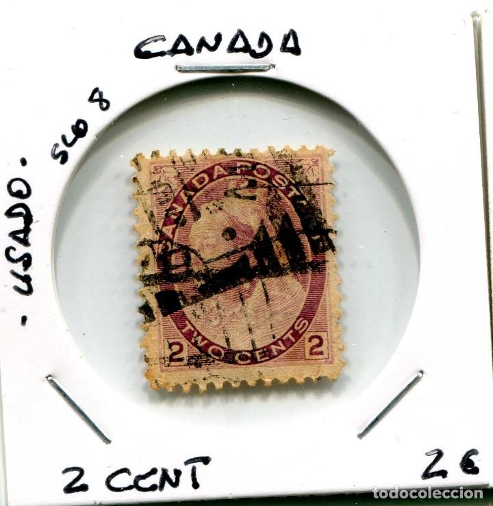 Sellos: 2 CENTIMOS CANADA ( USADO ) ( SLO8 ) - Foto 1