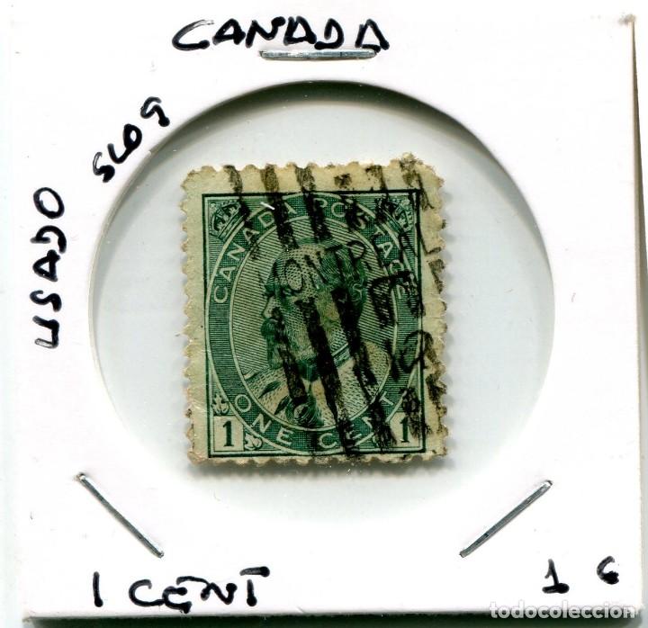 Sellos: UN CENTIMO CANADA ( USADO ) ( SLO9 ) - Foto 1