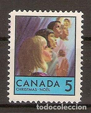 Sellos: CANAD&Aacute; 1969 - NAVIDAD - YVERT 417 * - Foto 1