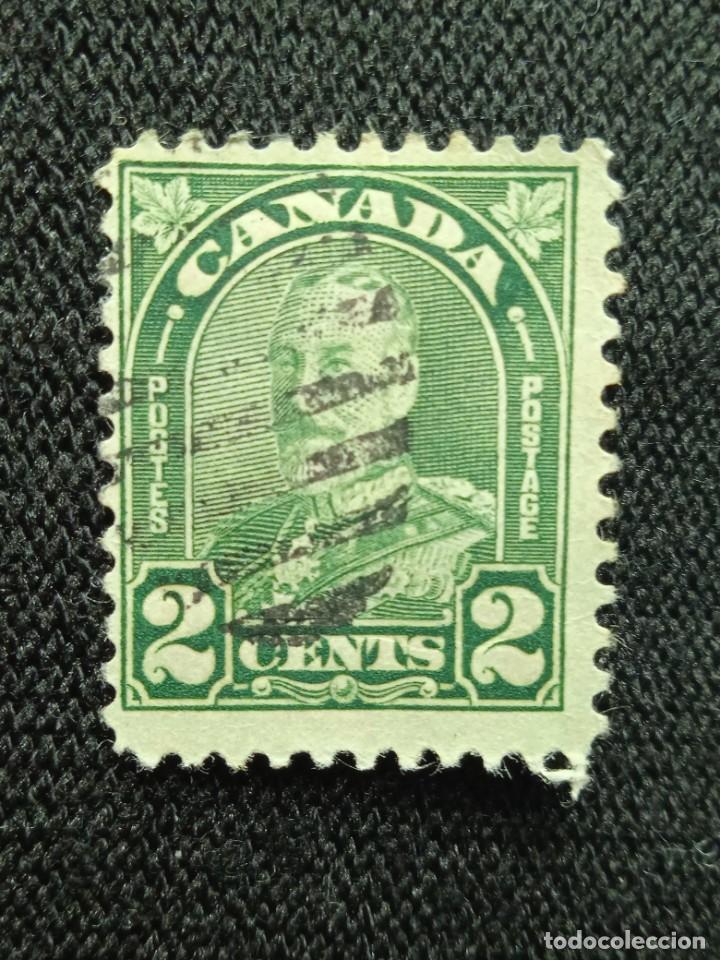 Sellos: CANADA 2 CENTS REY GEORGE V.. A&Ntilde;O 1929.. - Foto 1