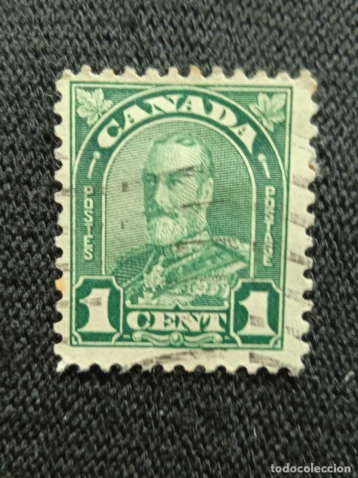 Sellos: CANADA 1 CENTS REY GEORGE V.. A&Ntilde;O 1905.. - Foto 1