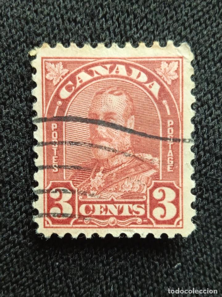 Sellos: CANADA 3 CENTS REY GEORGE V.. A&Ntilde;O 1905.. - Foto 1